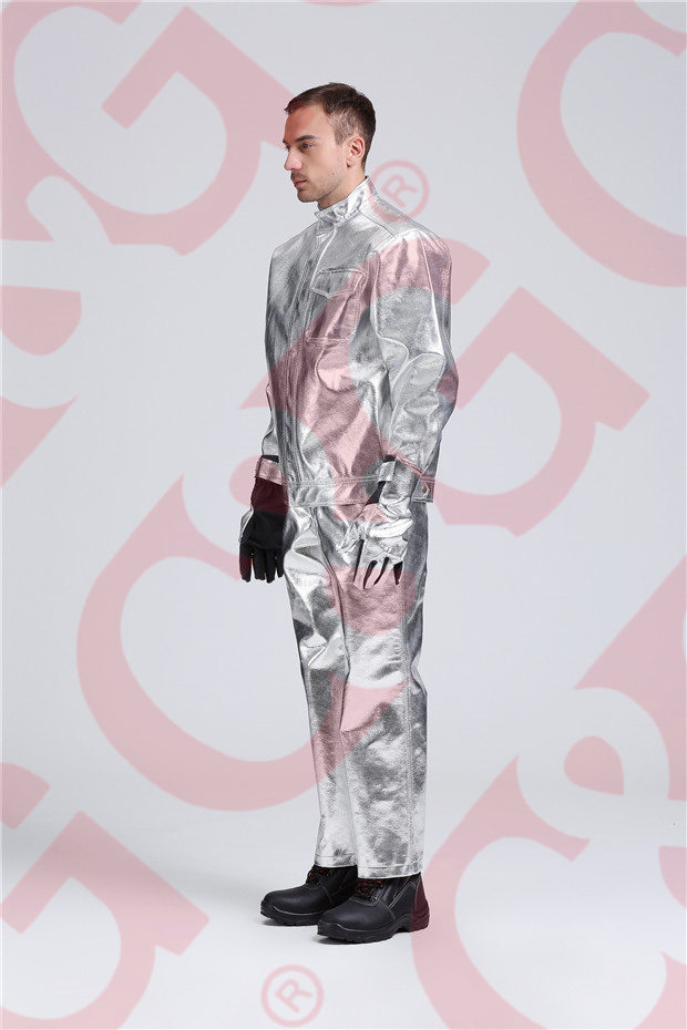 aluminized jacket and pants